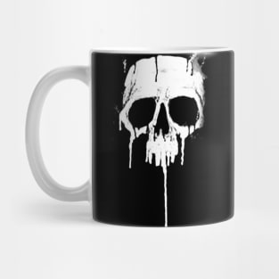 Classic Metal Graffiti Skull - Dripping Paint Graffiti graphic Mug